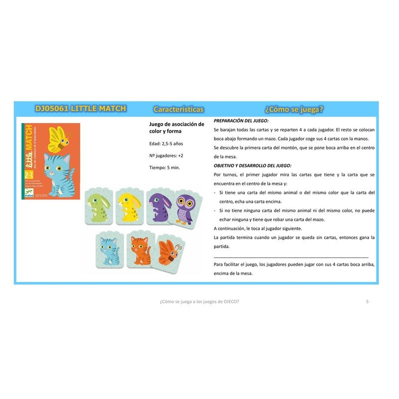 Cartas Little Match - Imagen 2