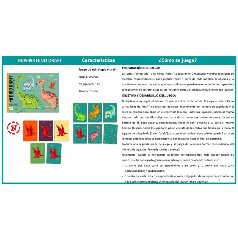 Cartas Dino Draft FSC - Imagen 2