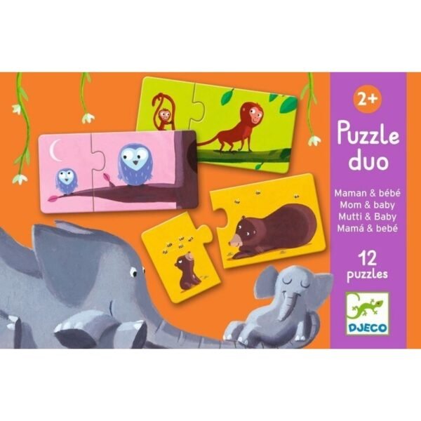 Educativos Puzzle dúo Mama y bebé