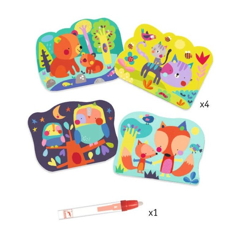 Colorea mágico Escondido en el bosque - Imagen 2