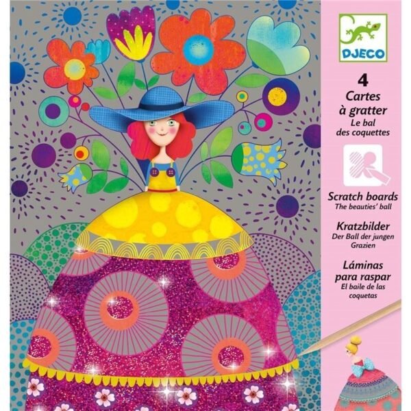 Cuadros para rascar El baile de las coquetas